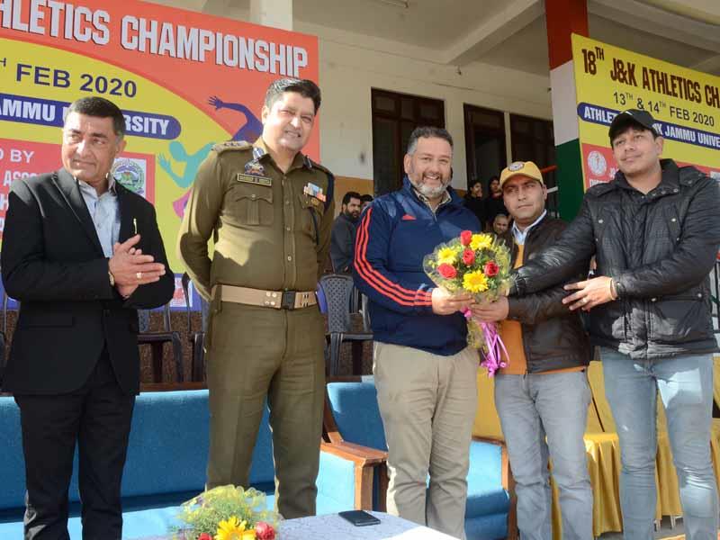 18th J&K UT Athletics Championships 2019-20 held at Athletics Track Jammu University on 13th & 14th Feb-2020