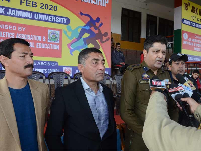 18th J&K UT Athletics Championships 2019-20 held at Athletics Track Jammu University on 13th & 14th Feb-2020