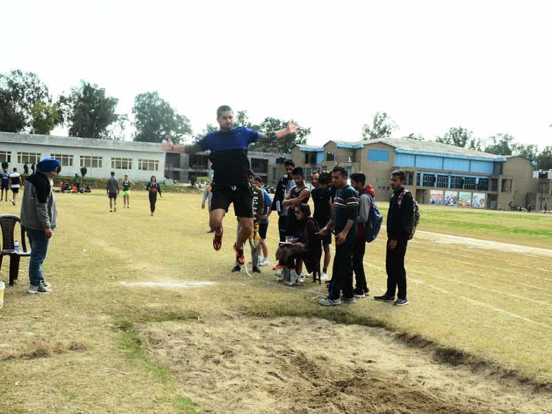 18th J&K UT Athletics Championships 2019-20 held at Athletics Track Jammu University on 13th & 14th Feb-2020
